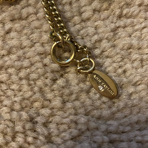 Ann Taylor Long Necklace with Crystal Detail - Picture 4 of 4